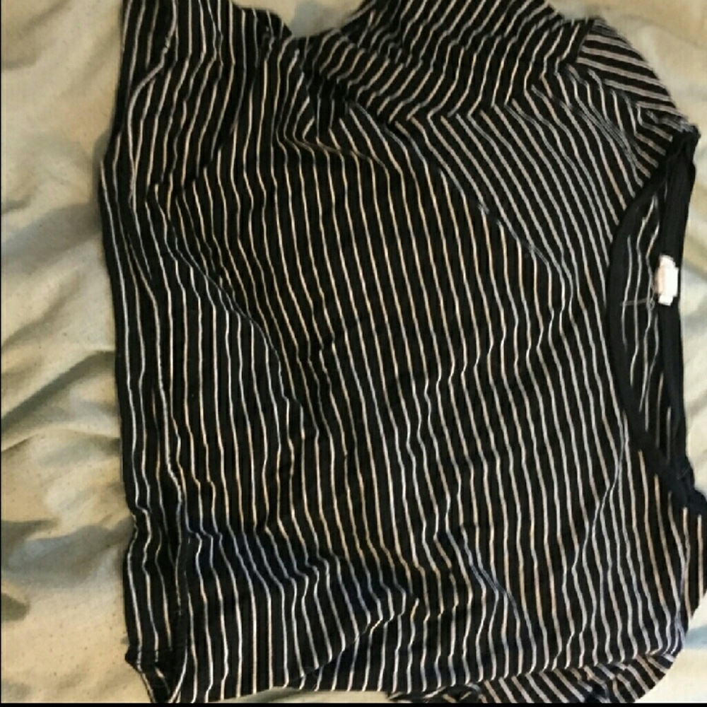 Striped crop top